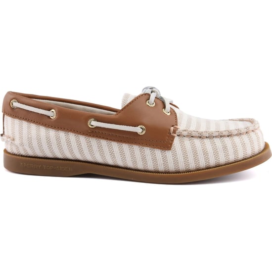Sperry Authentiek Origineel Textiel Vrouwen Wit/Natuurlijk Standaard Bootschoenen - Image 5