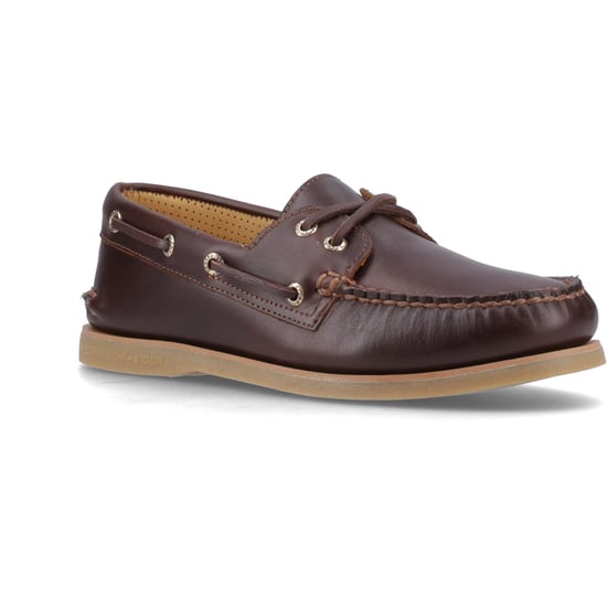 Sperry Authentieke Gold Cup Leren Heren Bruine Standaard Bootsschoenen - Image 1