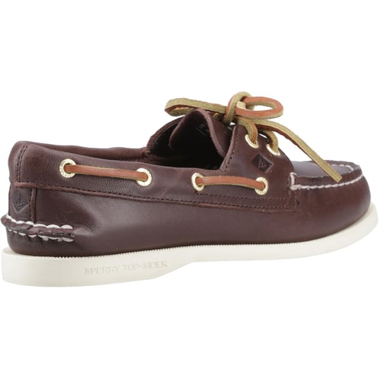 Sperry Authentieke 2 Eye Leren Dames Bruine Standaard Boootschoenen - Image 2