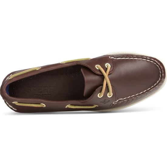 Sperry Authentieke 2 Eye Leren Dames Bruine Standaard Boootschoenen - Image 4