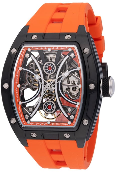 Invicta S1 Rally 49020 Heren Horloge - Automatisch Uurwerk - Roestvrij Staal met zwarte Wijzerplaat - 44mm - Image 1
