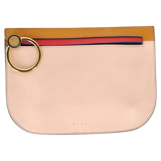 Marni Tricolor Clutchtas met Rits in Meerkleurig Leer - Image 1
