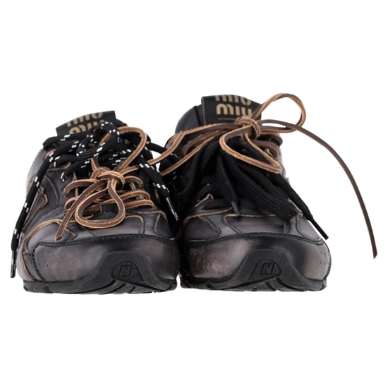 New Balance X Miu Miu 530 SL sneakers in zwart leer - Image 2