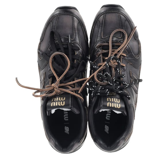 New Balance X Miu Miu 530 SL sneakers in zwart leer - Image 3