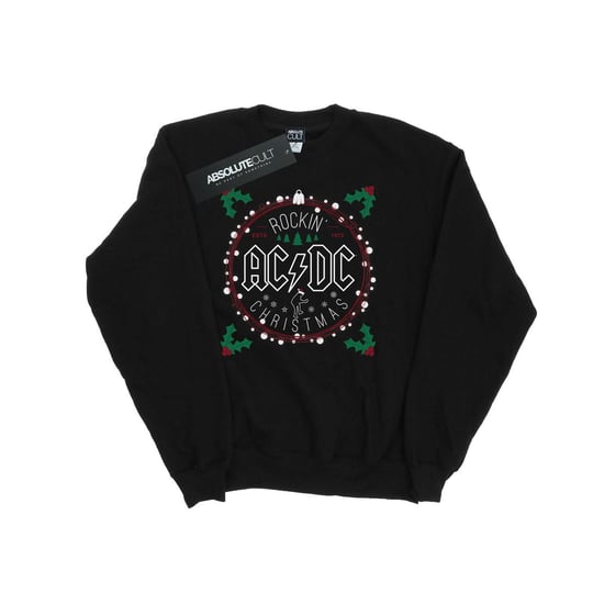 AC/DC Meisjes Kerstmis Cirkel Sweatshirt (Zwart) - Image 1