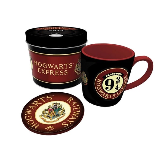 Harry Potter Platform 9 3/4 Crest geschenkset (Rood/zwart) - Image 1