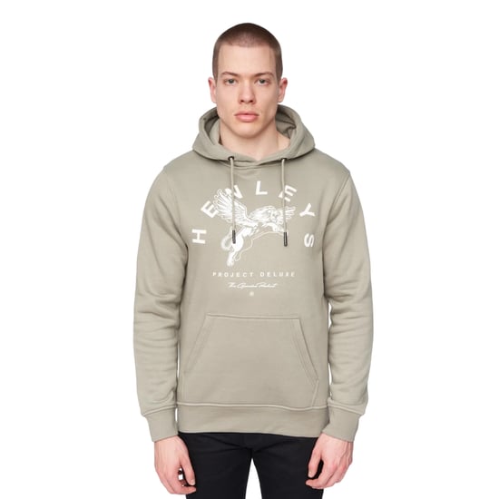 Henleys Heren Colhen Hoodie (Stoffige Olijf) - Image 1