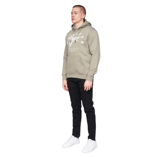 Henleys Heren Colhen Hoodie (Stoffige Olijf) - Image 3