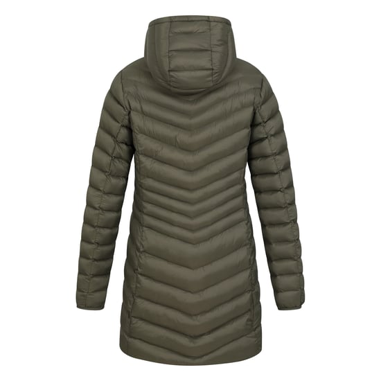 Mountain Warehouse Dames/Dames Florence gewatteerde jas met imitatiebontvoering (Kaki Groen) - Image 2