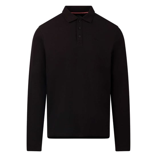 Trespass Heren Leblanc Poloshirt met lange mouwen (Zwart) - Image 1