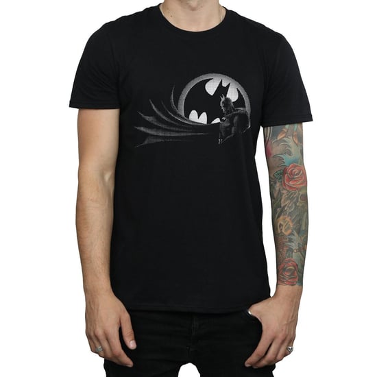 DC Comics Heren Batman Spot T-Shirt (Zwart) - Image 3