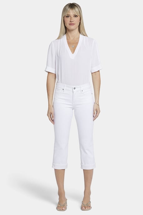 Marilyn Straight Crop Jeans In Cool Embrace® Denim | Optisch Wit - Image 3