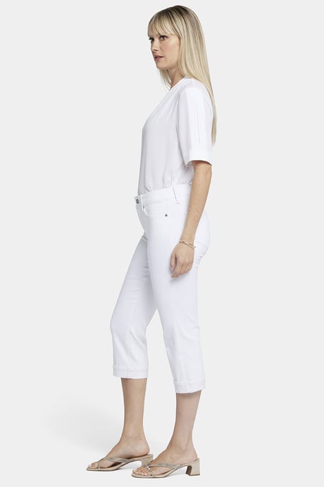 Marilyn Straight Crop Jeans In Cool Embrace® Denim | Optisch Wit - Image 4
