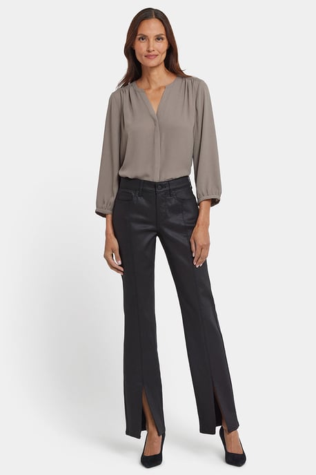 Gecoate Marilyn Straight Jeans | Zwart Gecoat - Image 1