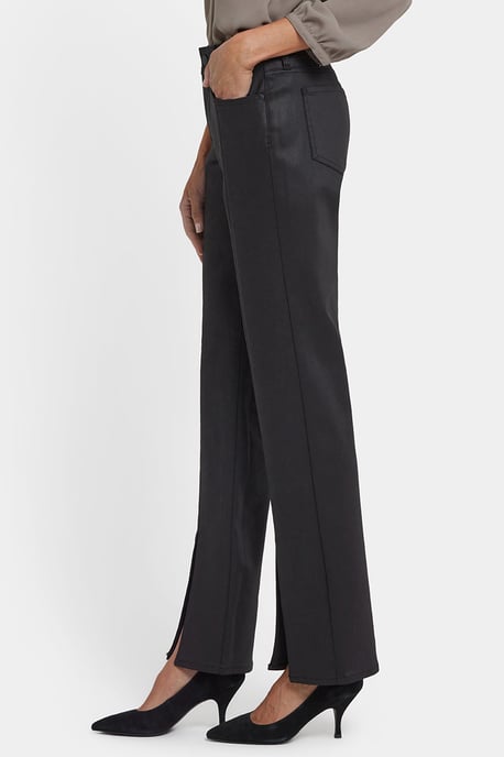 Gecoate Marilyn Straight Jeans | Zwart Gecoat - Image 2