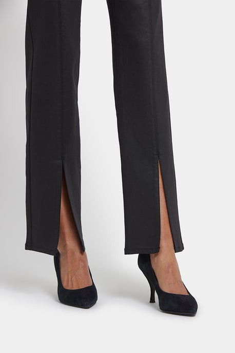 Gecoate Marilyn Straight Jeans | Zwart Gecoat - Image 4