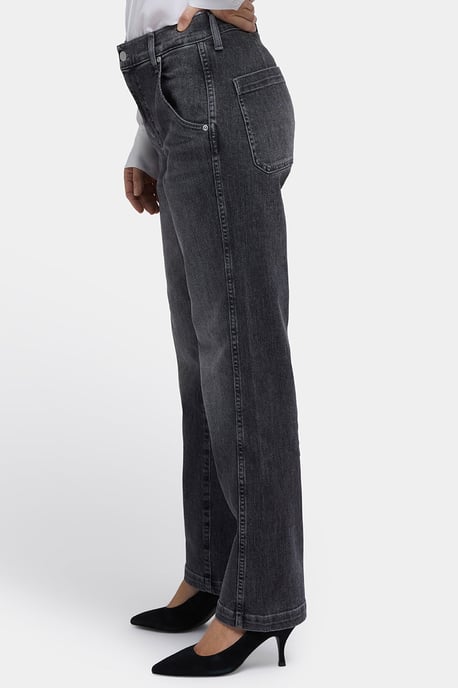 Brooke Loose Straight Jeans | Vintage Zwart - Image 2