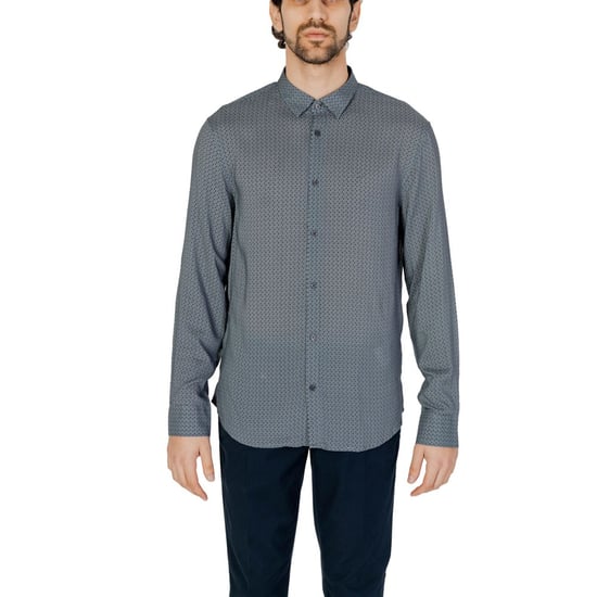 Geometrische Print Lange Mouwen Shirt - Image 1