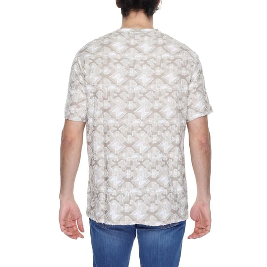 Beige Gestructureerde T-shirt Model An13368100127ro - Image 2