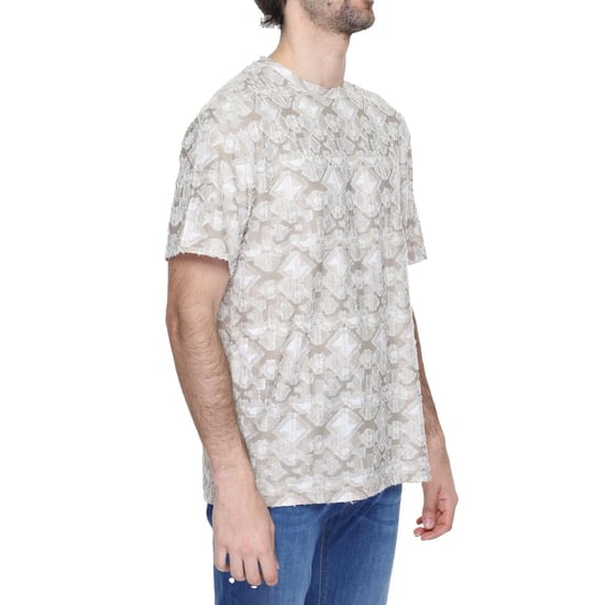 Beige Gestructureerde T-shirt Model An13368100127ro - Image 3