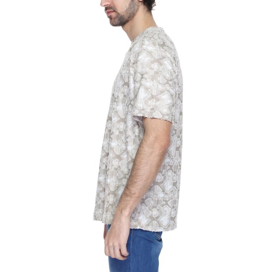 Beige Gestructureerde T-shirt Model An13368100127ro - Image 4