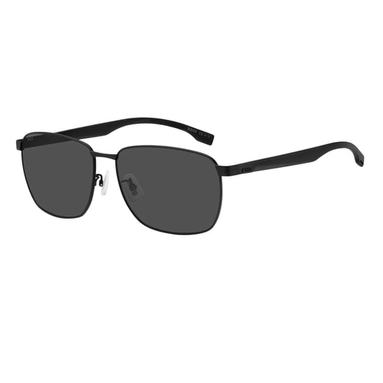 Hugo Boss Rechthoekige zonnebril heren (Donker Ruthenium/Grijs) - Image 2