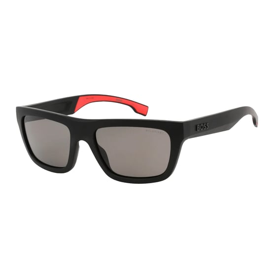 Hugo Boss Heren 1450/S 0003 M9 Gepolariseerde Zonnebril (Mat zwart/grijs) - Image 2