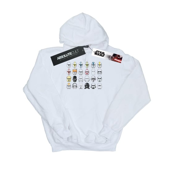 Star Wars Jongens Trooper Helmen Hoodie (Wit) - Image 1