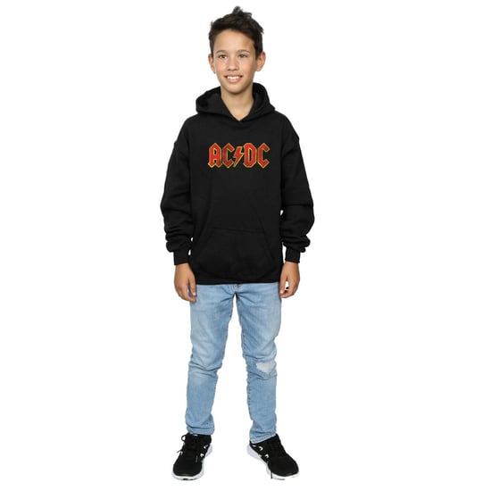 AC/DC Hoodie met verkleurd logo voor jongens (Zwart) - Image 3