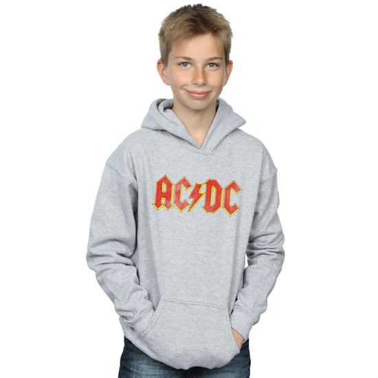 AC/DC Hoodie met verkleurd logo voor jongens (Sportgrijs) - Image 2