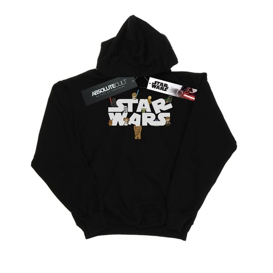Star Wars Jongens Kiddie Logo Hoodie (Zwart) - Image 1