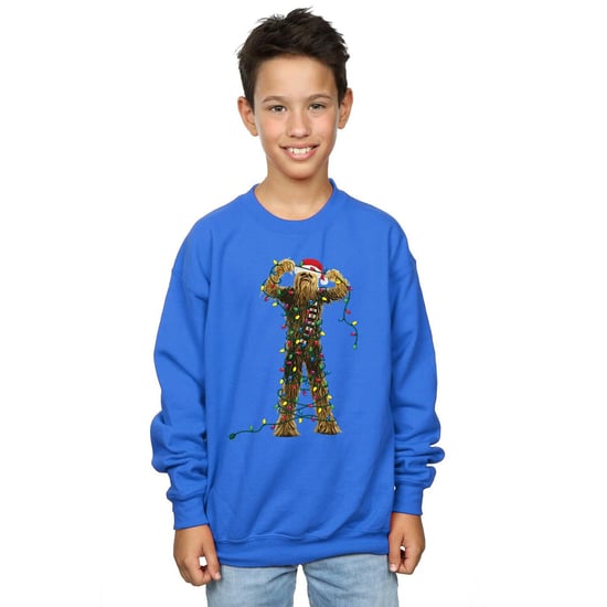 Star Wars Jongens Chewbacca Kerstverlichting Sweatshirt (Koningsblauw) - Image 2
