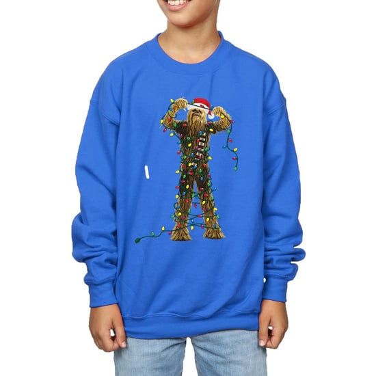 Star Wars Jongens Chewbacca Kerstverlichting Sweatshirt (Koningsblauw) - Image 3