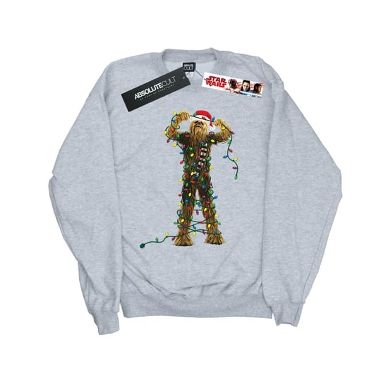 Star Wars Jongens Chewbacca Kerstverlichting Sweatshirt (Sportgrijs) - Image 1