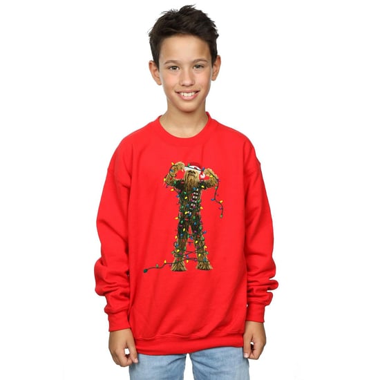 Star Wars Jongens Chewbacca Kerstverlichting Sweatshirt (Rood) - Image 2