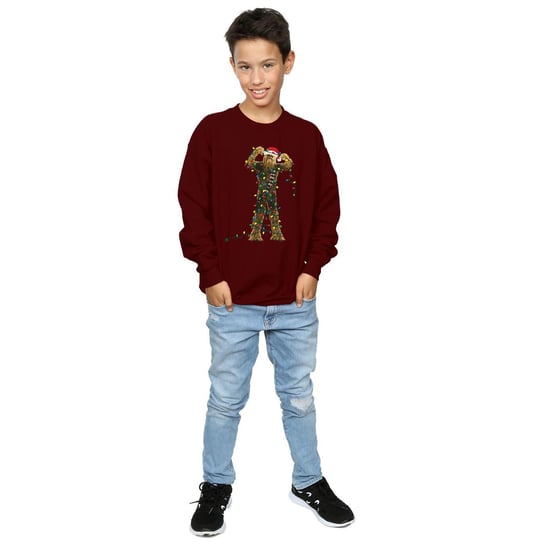 Star Wars Jongens Chewbacca Kerstverlichting Sweatshirt (Bourgondië) - Image 4