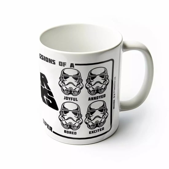 Star Wars Uitdrukkingen van een Stormtrooper mok (Wit/zwart) - Image 3
