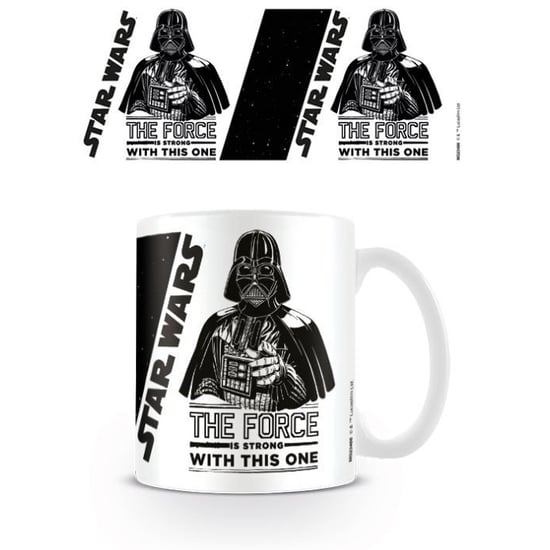 Star Wars De Kracht Is Sterk Mok (Wit/zwart) - Image 1