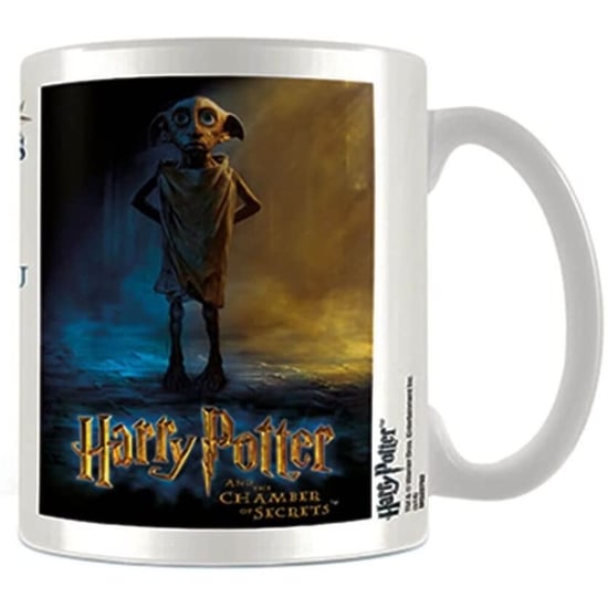 Harry Potter Waarschuwing Dobby Mok (Wit/Blauw/Geel) - Image 1