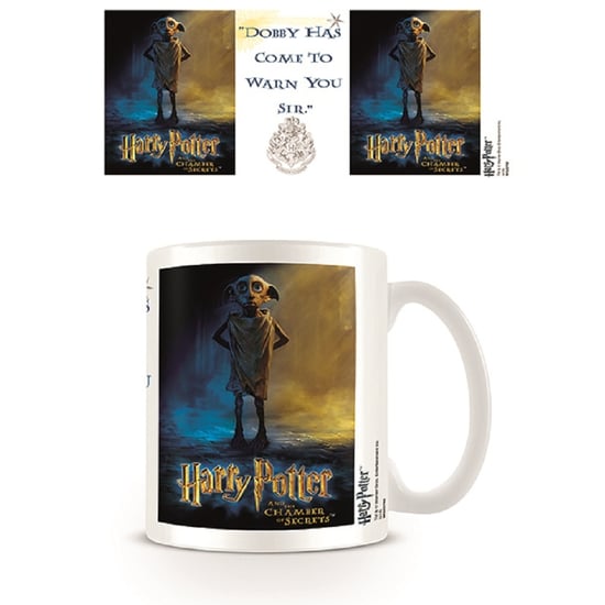 Harry Potter Waarschuwing Dobby Mok (Wit/Blauw/Geel) - Image 2