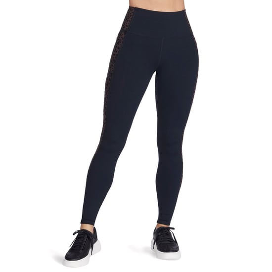 Skechers Performance GO WALK Cheetah Legging Nylon Dames Bruine Sportleggingen - Image 1