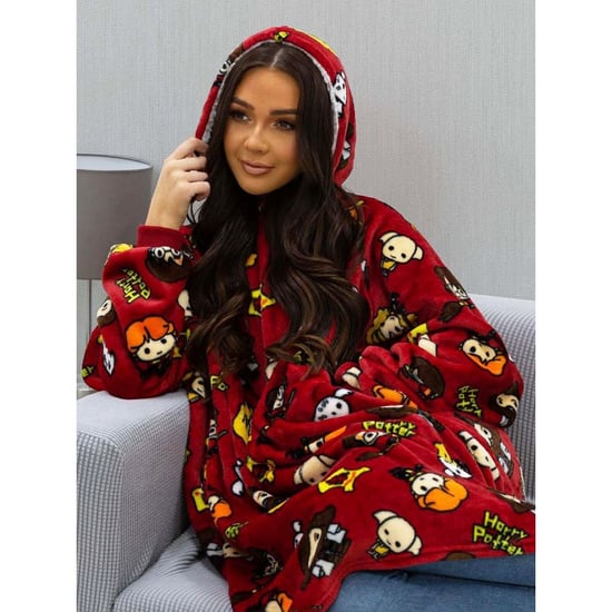 Harry Potter Unisex Adult Charm Fleece Hoodie Deken (Rood) - Image 3