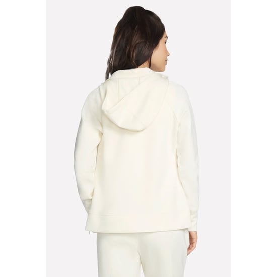 Skechers Performance Skechluxe Elevate Hoodie Dames Off White Jacket - Image 3