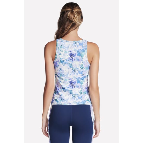 Skechers Performance GoWalk Seascape Floral Tank Nylon Dames Paarse Tanktops - Image 3