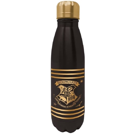 Harry Potter Waterfles (Zwart/Goud) - Image 1