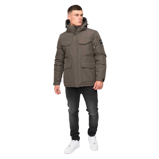 Crosshatch Heren Plentons Jacket (Olijf) - Image 3