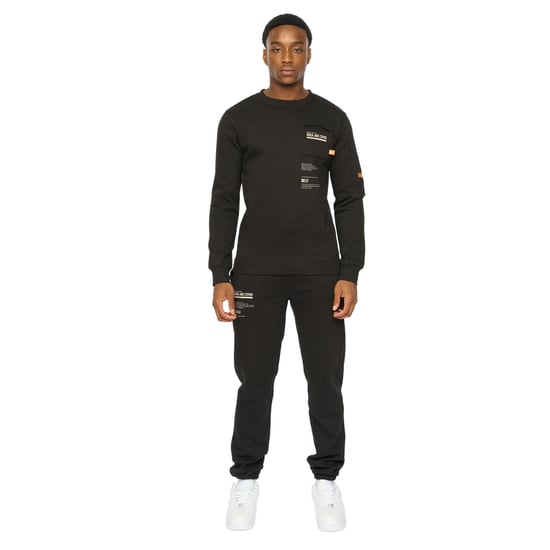 Duck and Cover Heren Applewood Sweatshirt (Zwart) - Image 3