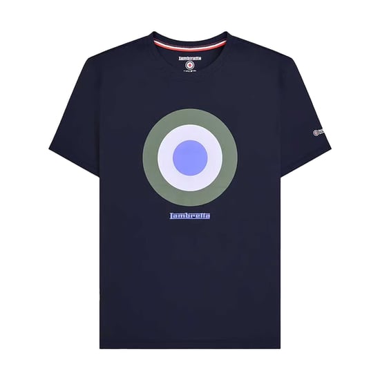 Lambretta Heren Doel T-Shirt (Marine) - Image 1