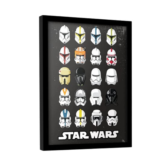 Star Wars Helm Trooper ingelijste poster (Zwart/Multikleurig) - Image 2