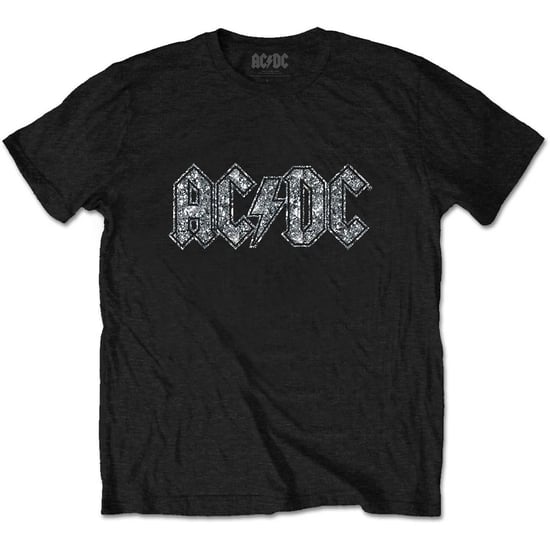 AC/DC Kinderen/Kinderen Diamante Logo T-Shirt (Zwart) - Image 1
